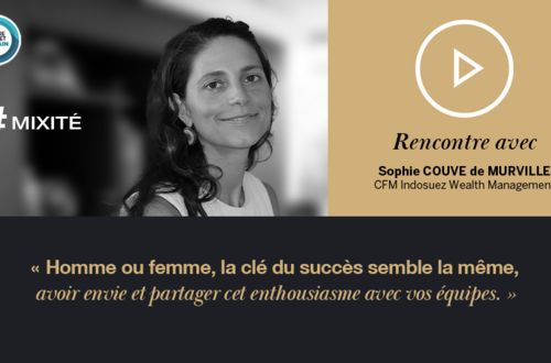 Sophie Couve de Murville | Mixité | Indosuez | CFM